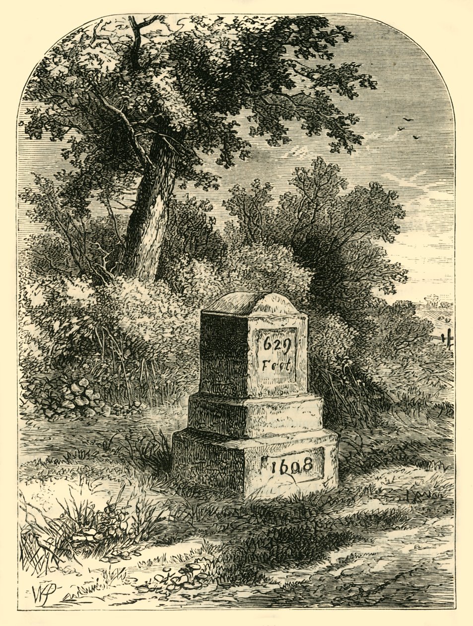 Whittingtons Stone em 1820, c1876. de Unbekannt