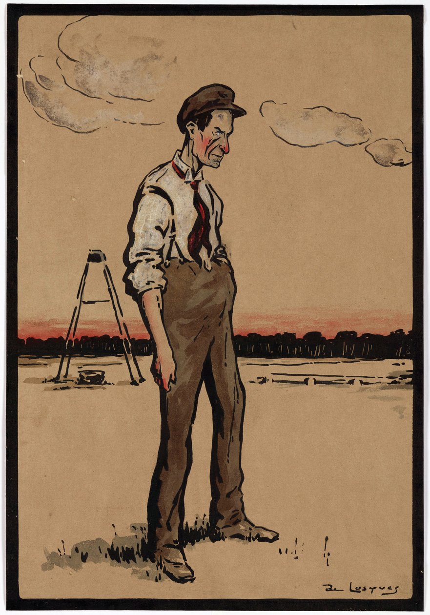 Wilbur Wright, aviador americano, c 1910 de Unbekannt