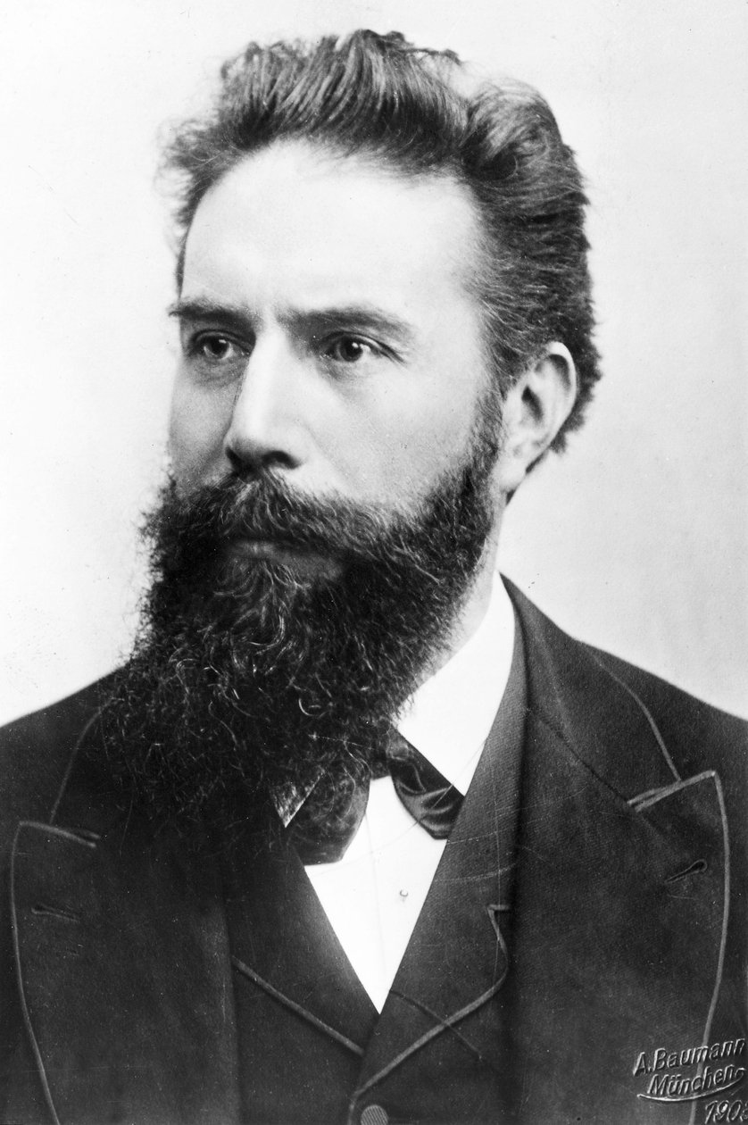 Wilhelm Conrad Roentgen, físico alemão, c 1900 de Unbekannt