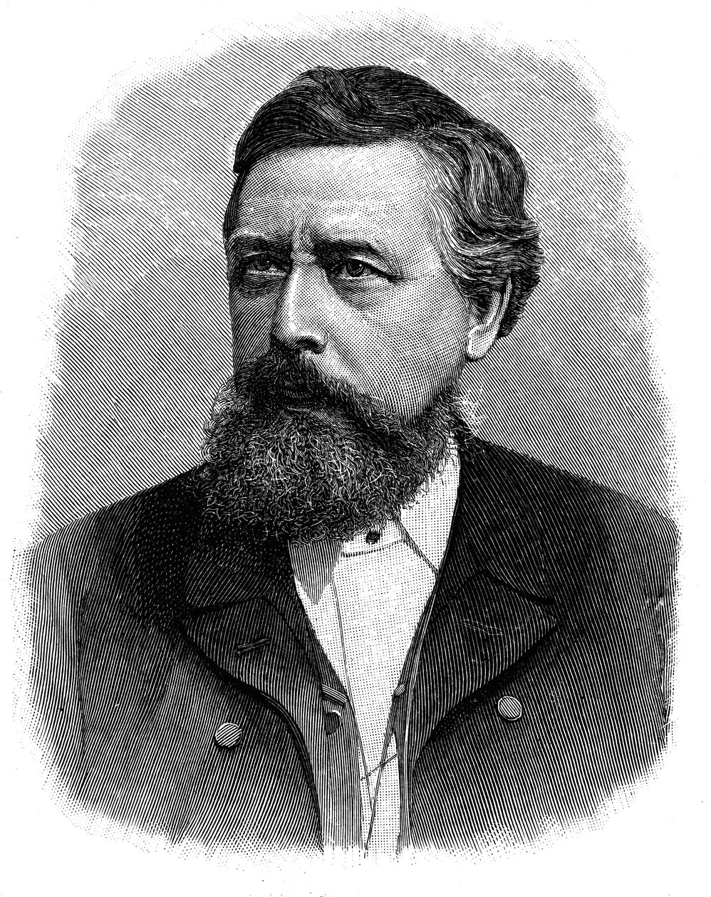Wilhelm Liebknecht, social-democrata alemão do século XIX de Unbekannt