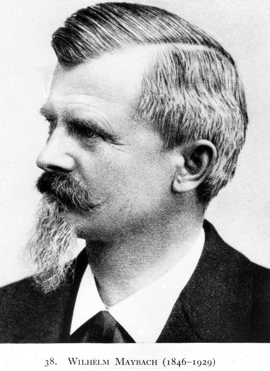 Wilhelm Maybach, inventor e designer de automóveis alemão, c 1900 de Unbekannt