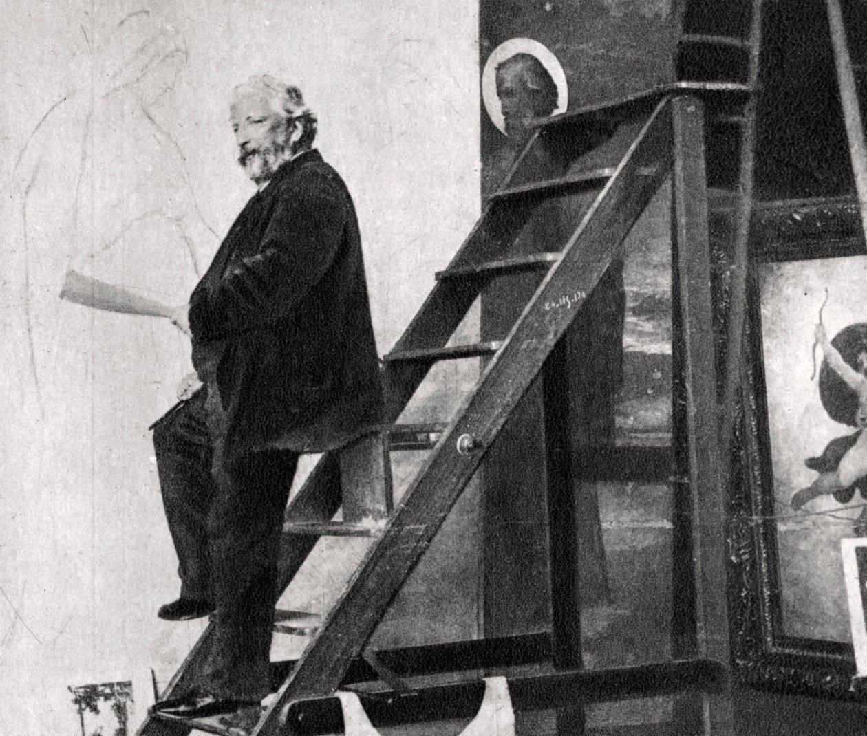 William-Adolphe Bouguereau, artista francês, 1900 de Unbekannt
