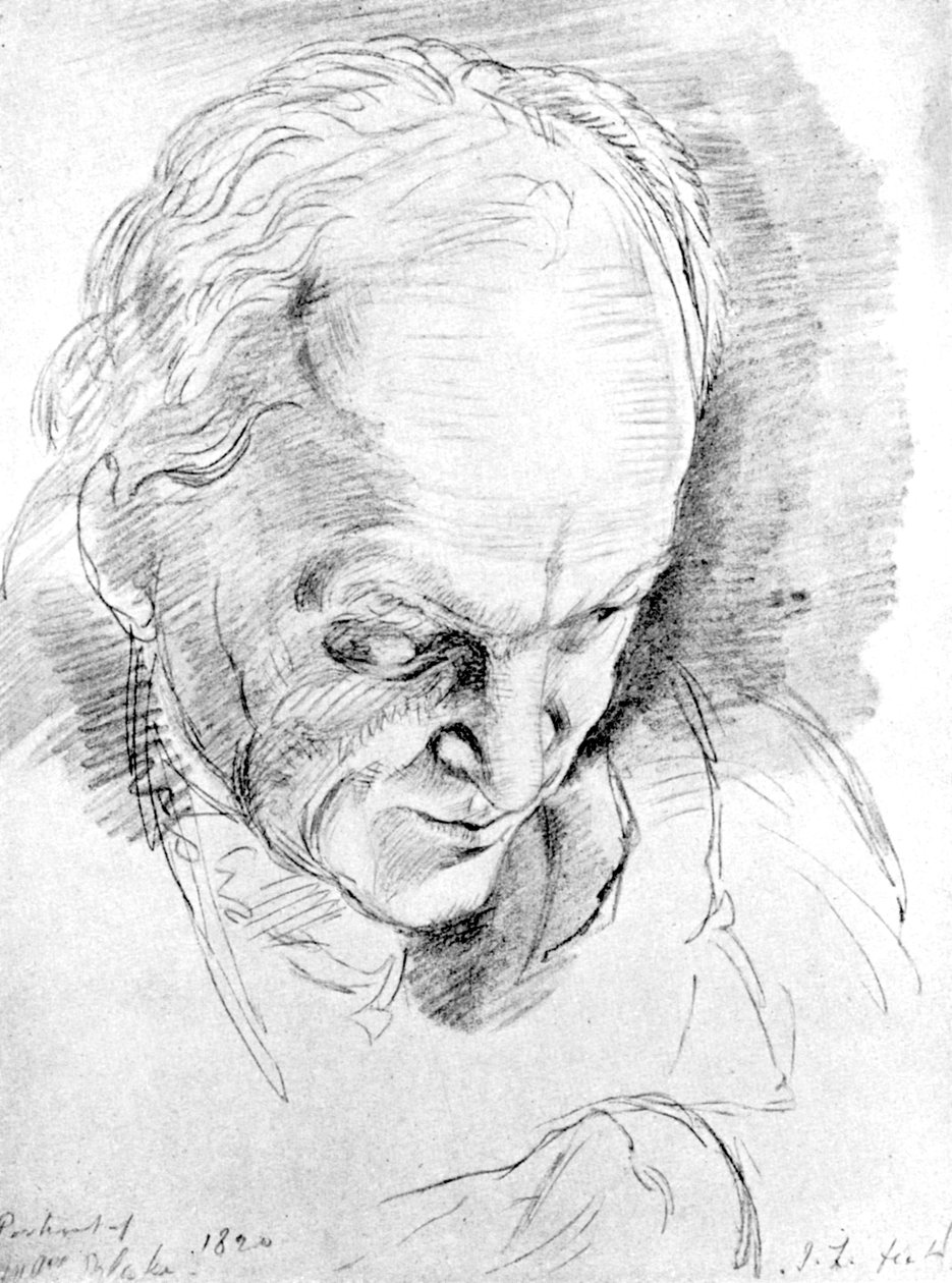 William Blake 1757-1827, místico inglês, poeta, pintor e gravador, 1820 de Unbekannt