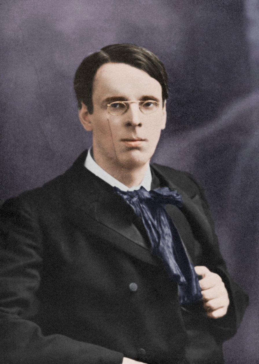 William Butler Yeats, poeta e dramaturgo irlandês, c1900s de Unbekannt