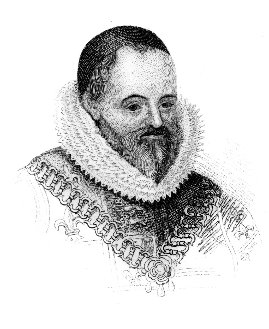 William Camden, antiquário e historiador inglês, c1850 de Unbekannt
