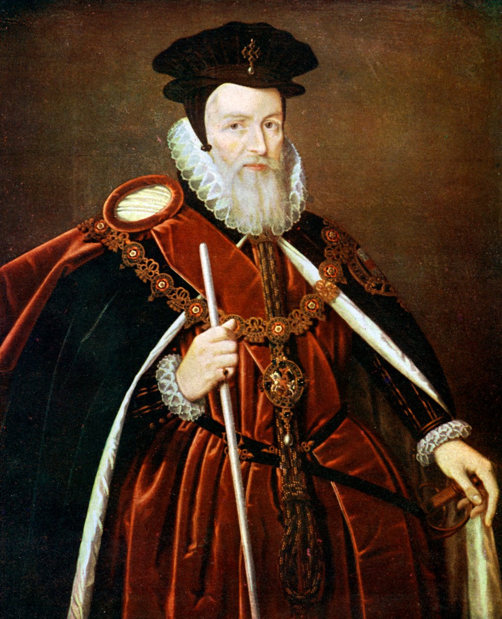 William Cecil, 1º Barão Burghley, século XVI c1905 de Unbekannt