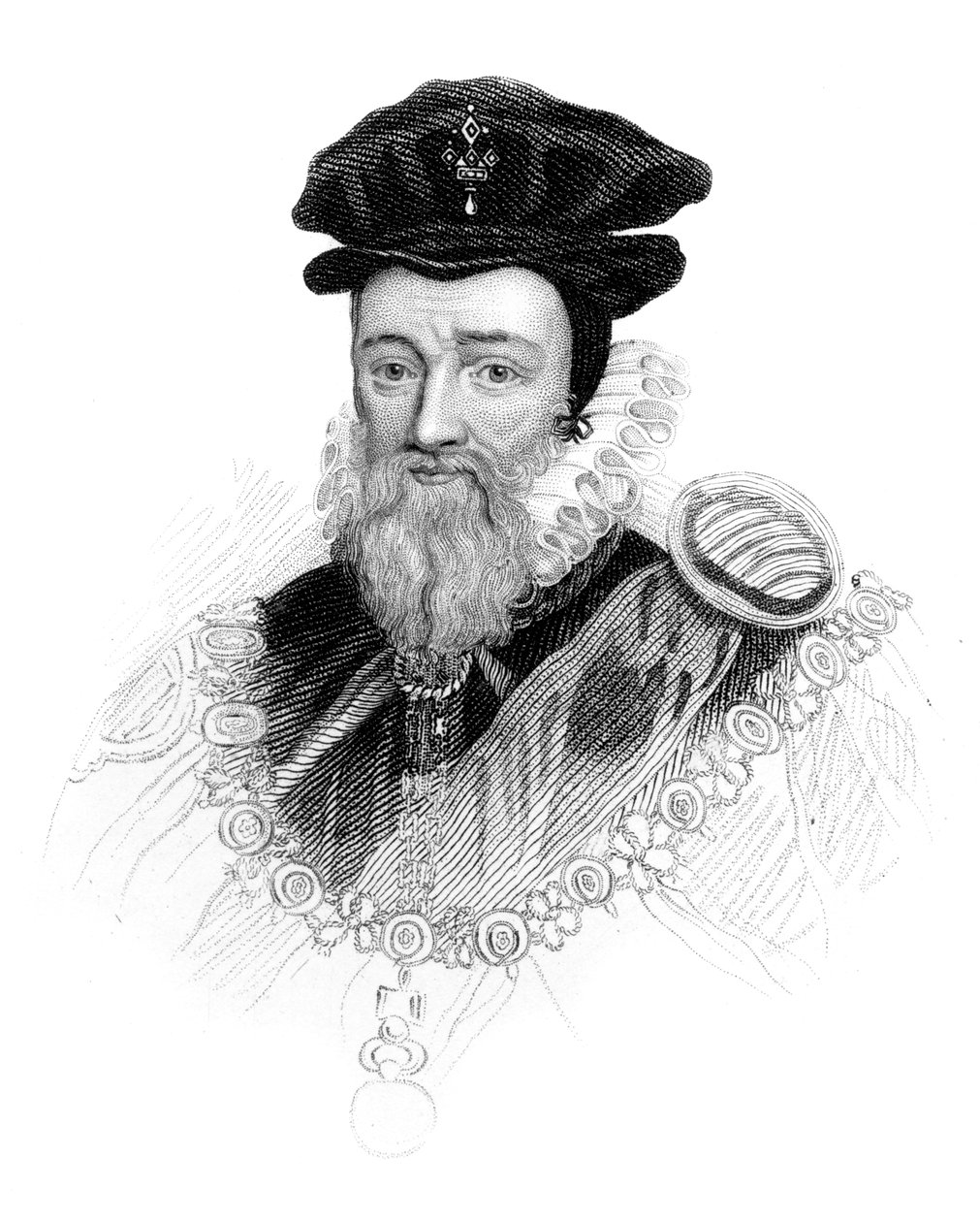 William Cecil, 1º Barão Burghley, c1850 de Unbekannt