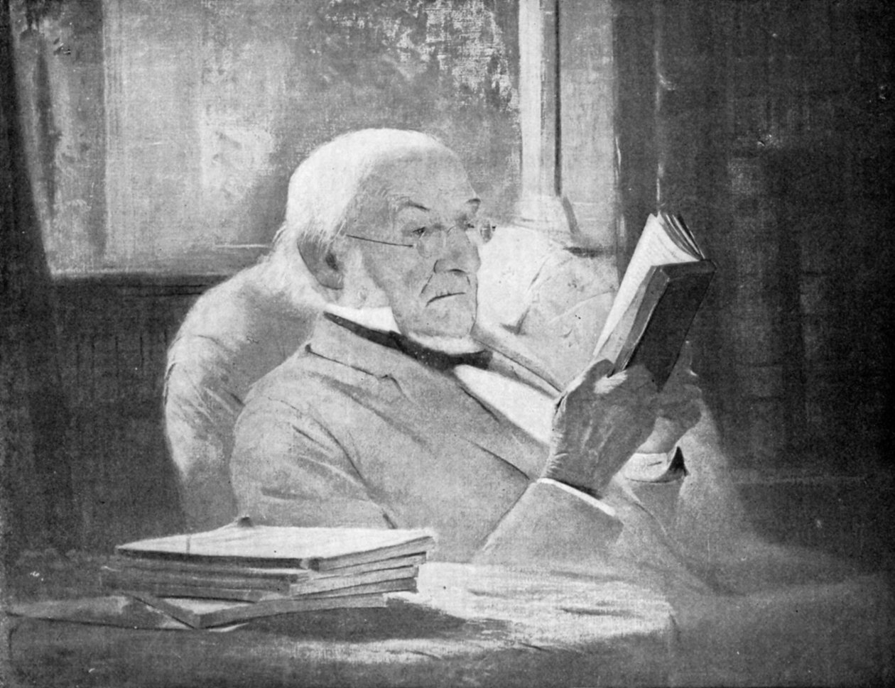 William Ewart Gladstone, estadista do Partido Liberal Britânico e primeiro-ministro, final do século XIX de Unbekannt