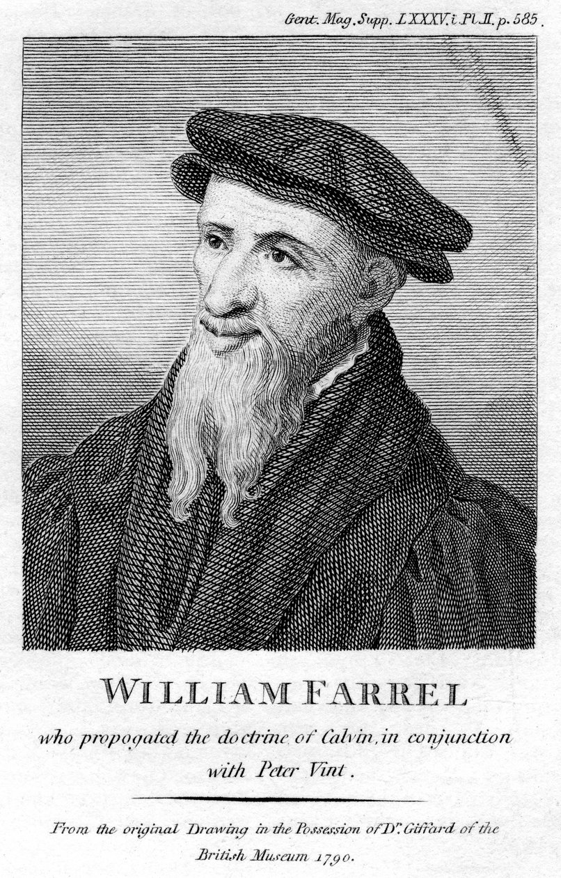 William Farel, evangelista francês do século XVI de Unbekannt
