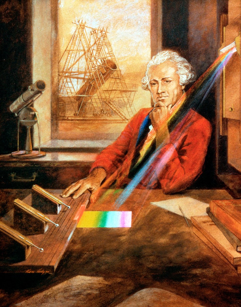 William Herschel 1738-1822 Astrônomo inglês nascido na Alemanha de Unbekannt