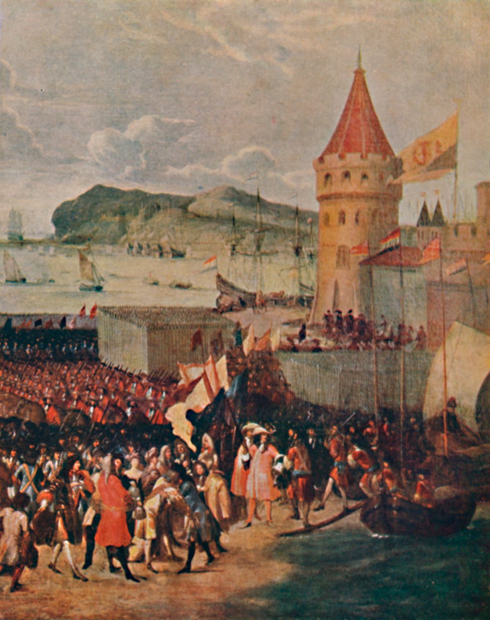 Aterragem de William III em Brixham, 1903 de Unbekannt