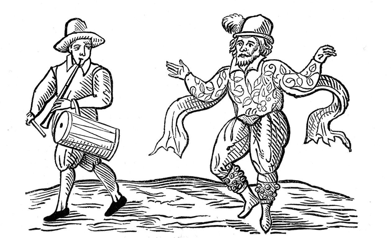 William Kemp ou Kempe, comediante elisabetano, 1600 de Unbekannt