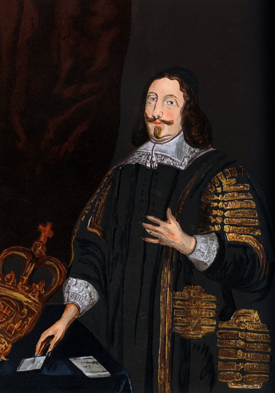 William Lenthall, Presidente da Câmara dos Comuns, c1642 1893 de Unbekannt