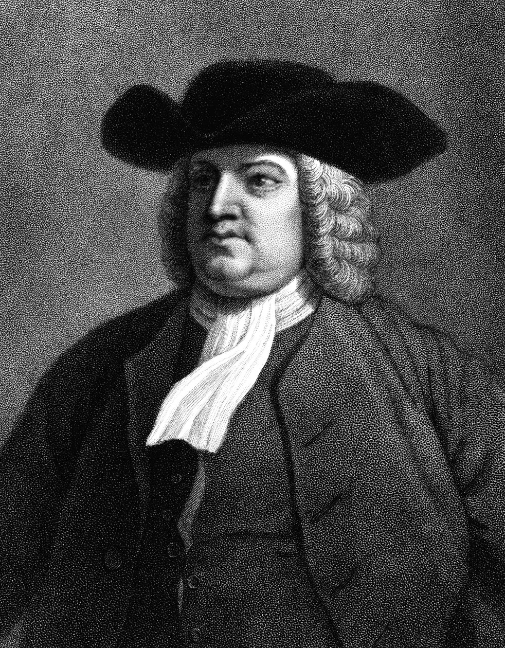 William Penn, membro inglês da Society of Friends, conhecido popularmente como Quakers, 1837 de Unbekannt