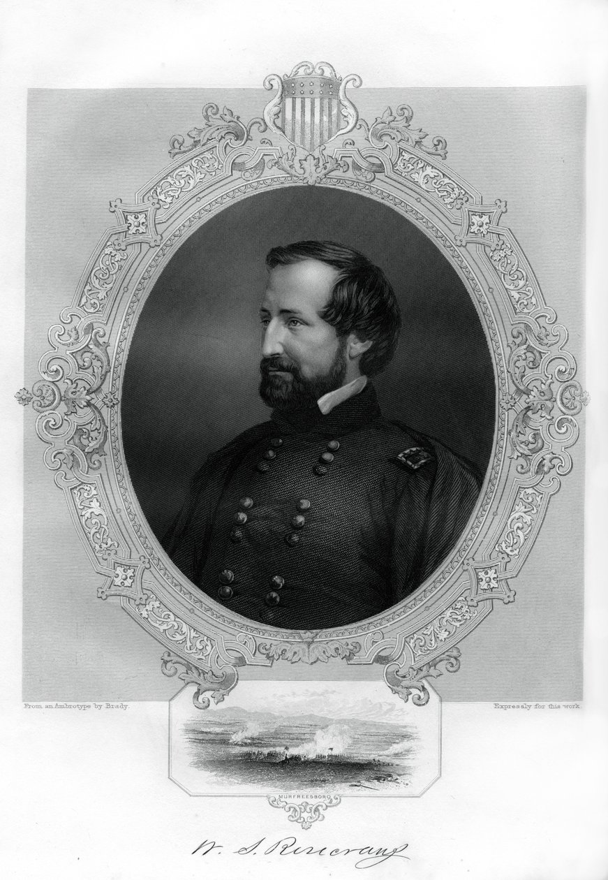 William Rosecrans, general da União durante a Guerra Civil Americana, 1862-1867 de Unbekannt