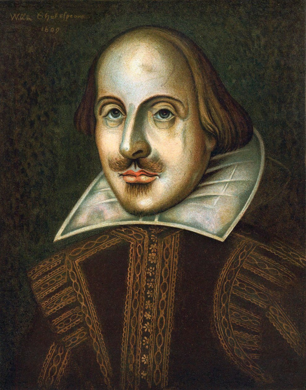 William Shakespeare, dramaturgo inglês, 1609 de Unbekannt