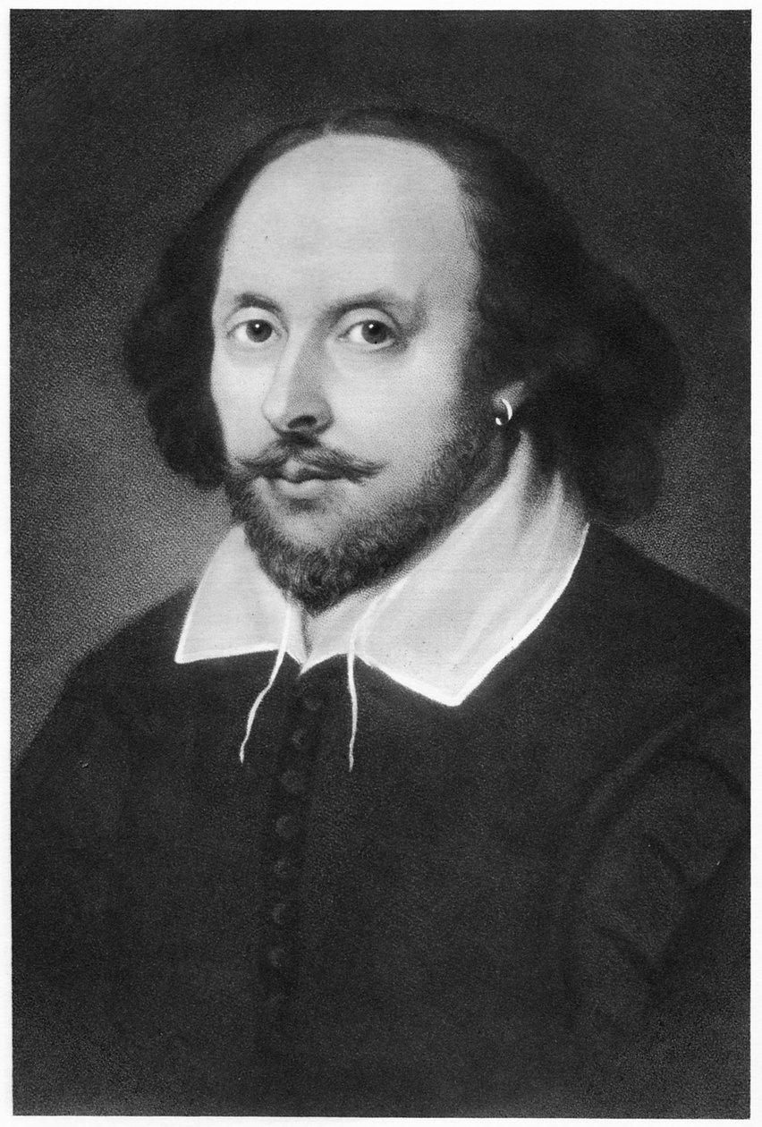William Shakespeare, dramaturgo inglês, século XIX de Unbekannt