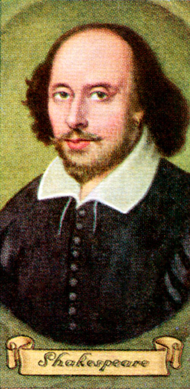 William Shakespeare, tirado de uma série de cartões de cigarro, 1935 de Unbekannt