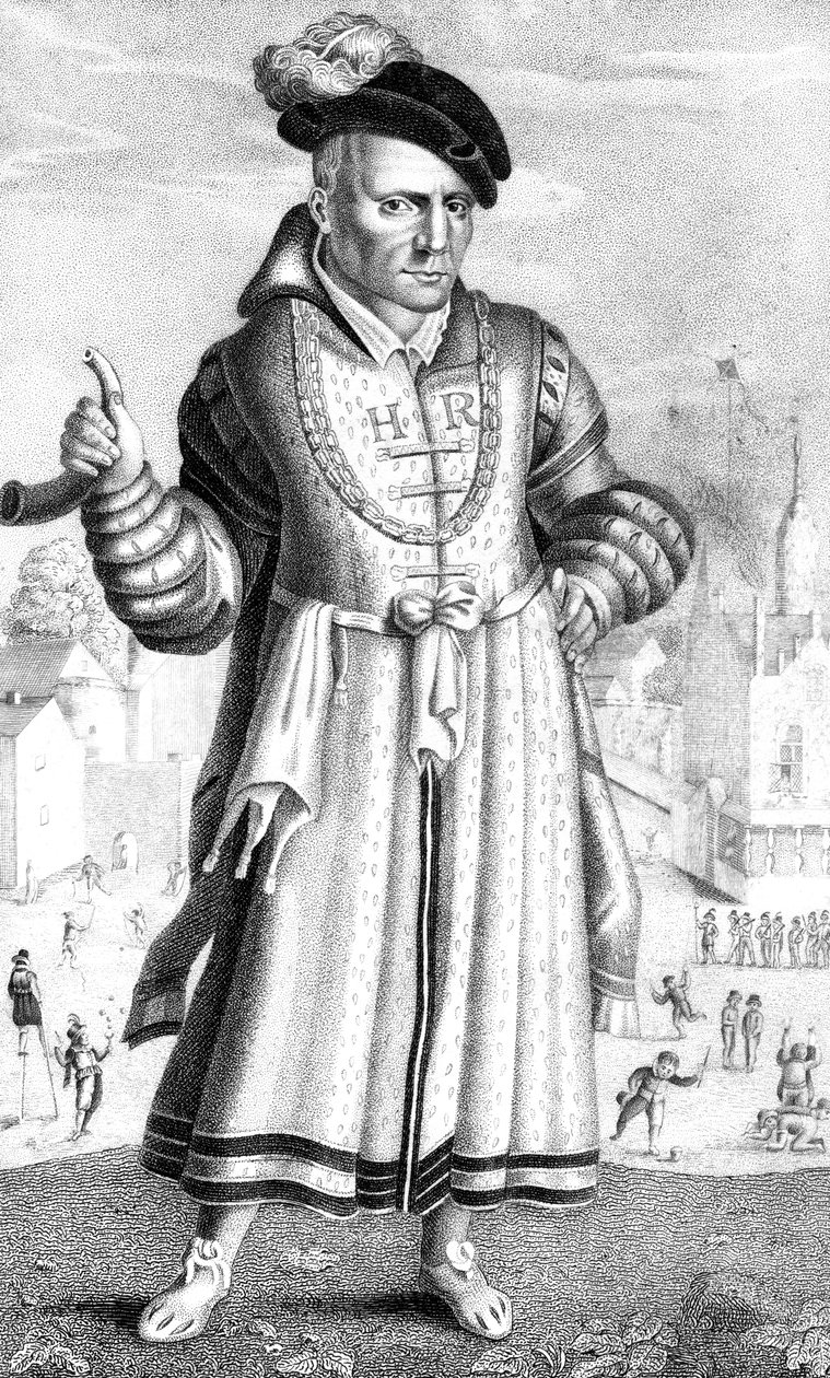 William Sommers, bobo da corte de Henrique VIII, 1825 de Unbekannt