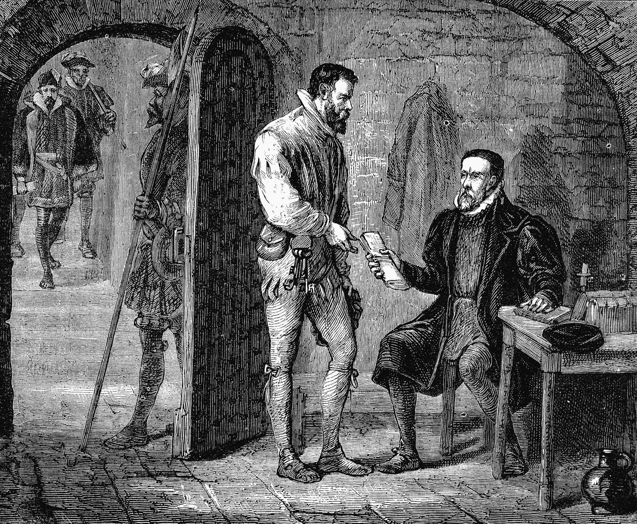 William Tyndale, tradutor de inglês, 1536, final do século XIX de Unbekannt