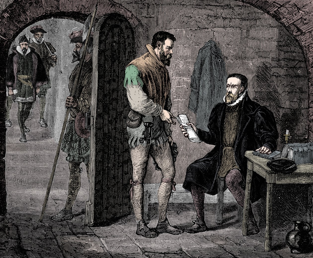 William Tyndale, tradutor de inglês, 1536, final do século XIX de Unbekannt