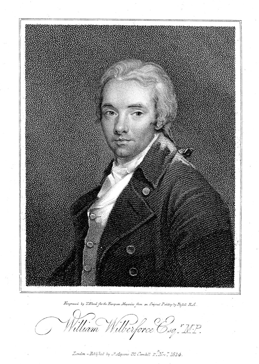 William Wilberforce, filantropo inglês e ativista anti-escravidão, 1814 de Unbekannt