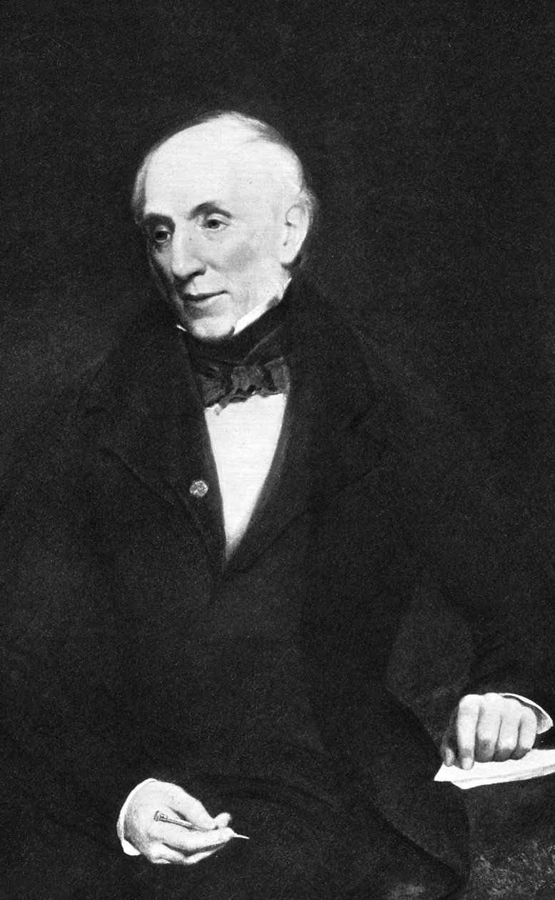 William Wordsworth, poeta romântico inglês, c1850. de Unbekannt