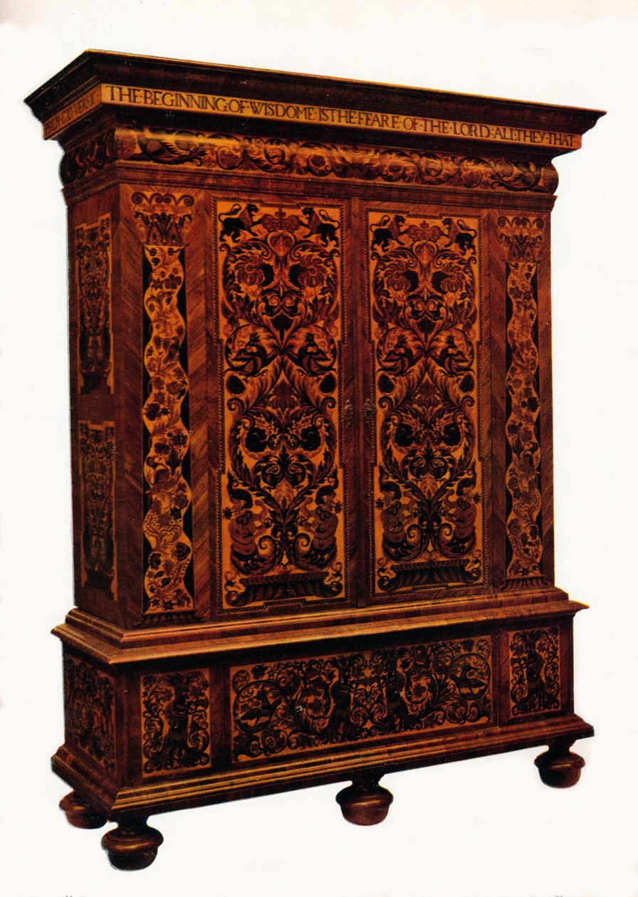 William e Mary Marquetry Cabinet, c1690, 1925 de Unbekannt