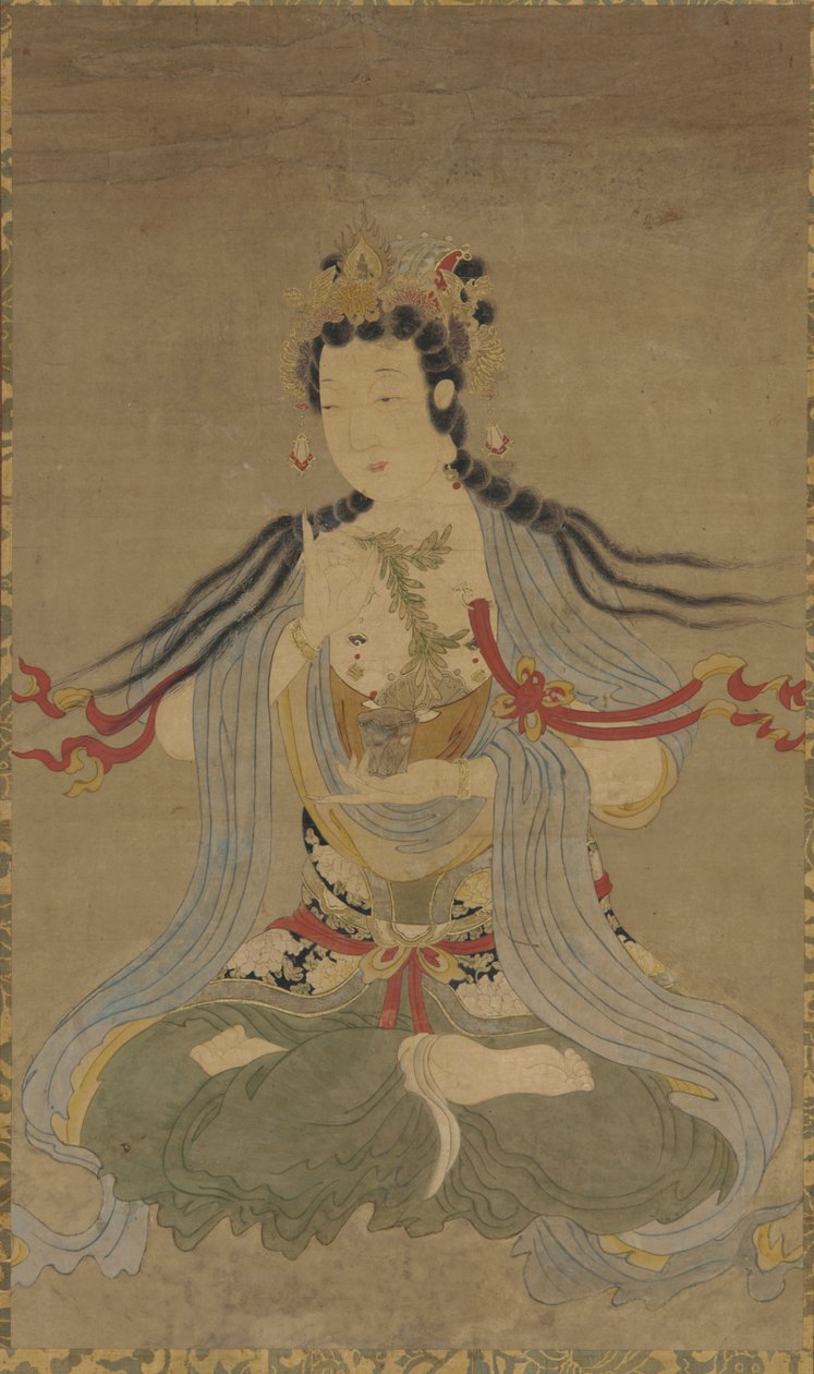 Guanyin do ramo de salgueiro, dinastia Ming, século XVII. de Unbekannt