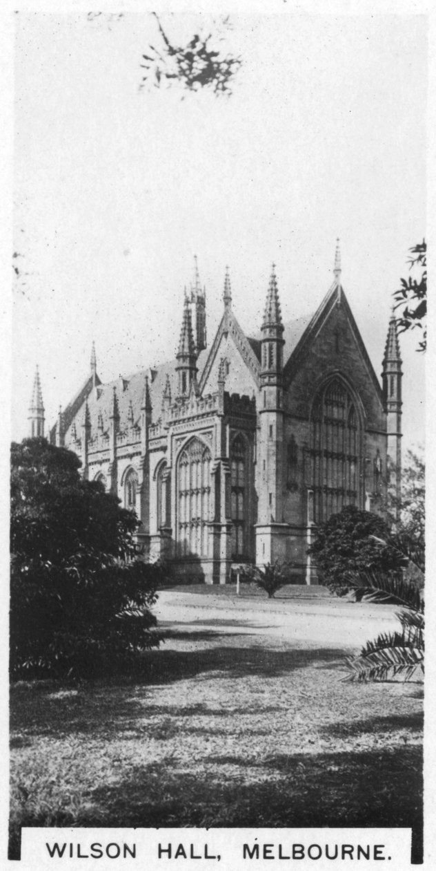 Wilson Hall, Melbourne, Austrália, 1928 de Unbekannt