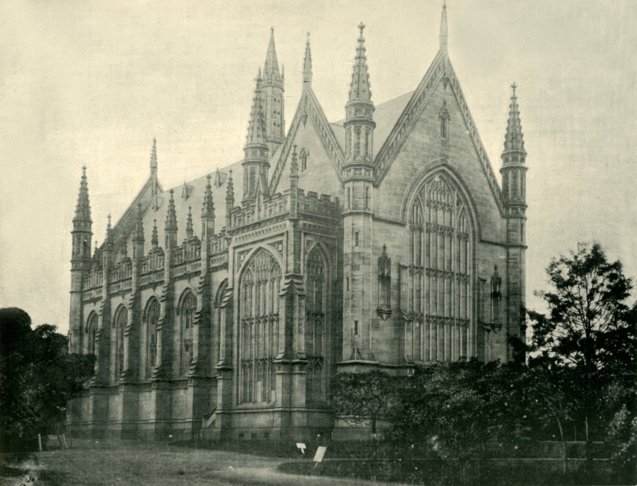 Wilson Hall, Universidade de Melbourne, 1901. de Unbekannt