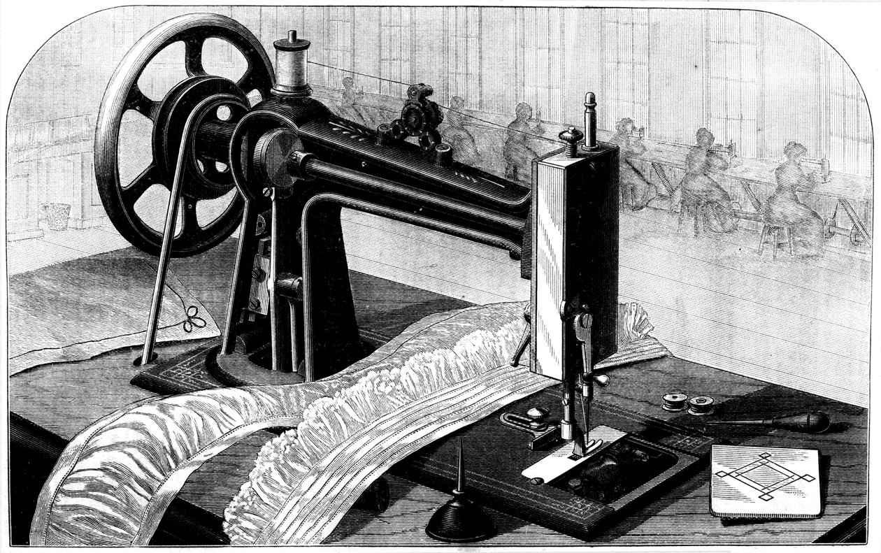 Máquina de costura Wilson, 1880 de Unbekannt