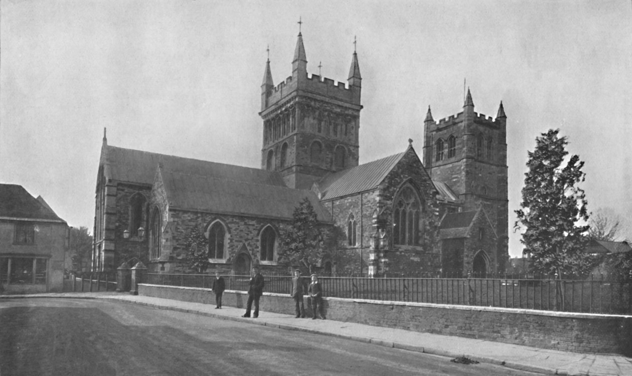 Igreja de Wimborne, c1910 de Unbekannt