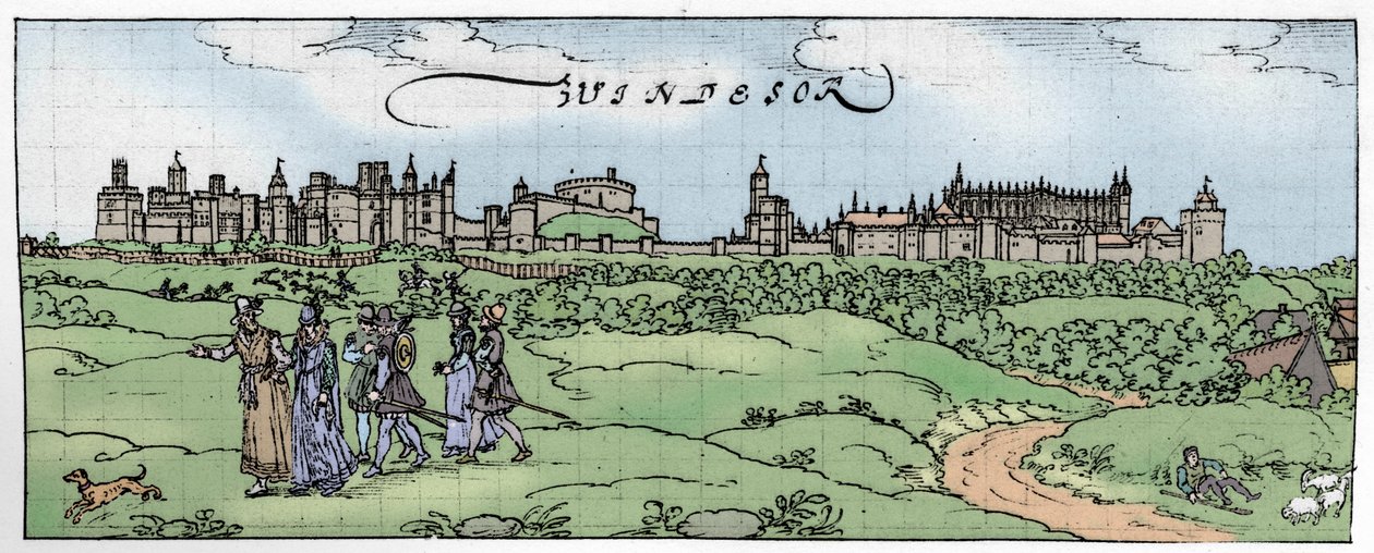 Castelo de Windsor, 1902. de Unbekannt