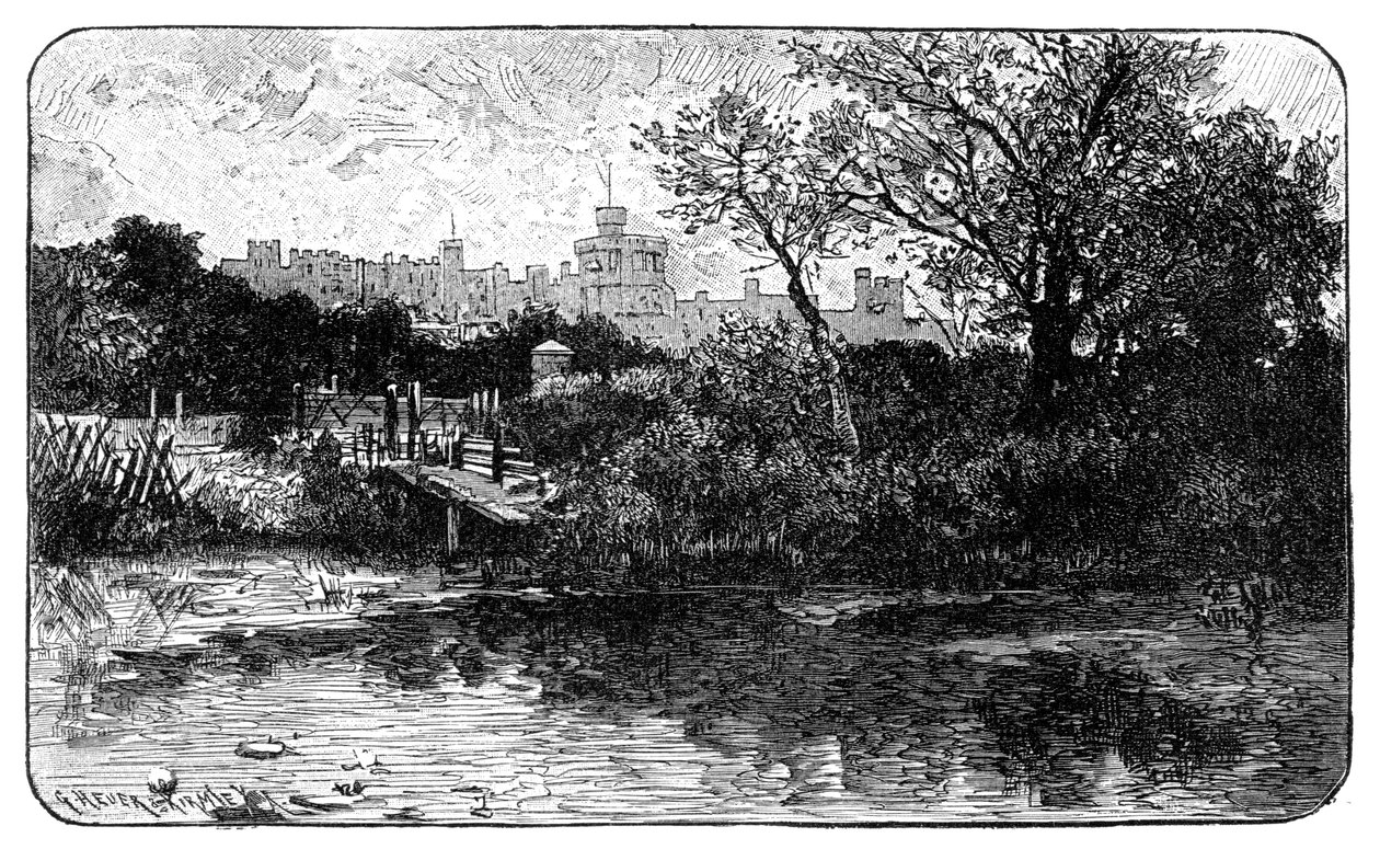 Castelo de Windsor, Berkshire, 1900 de Unbekannt