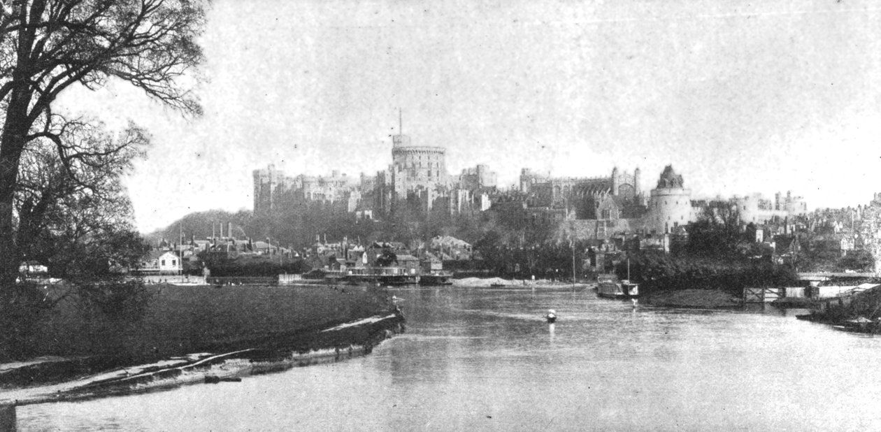 Castelo de Windsor na época de Victoria, 1901. de Unbekannt