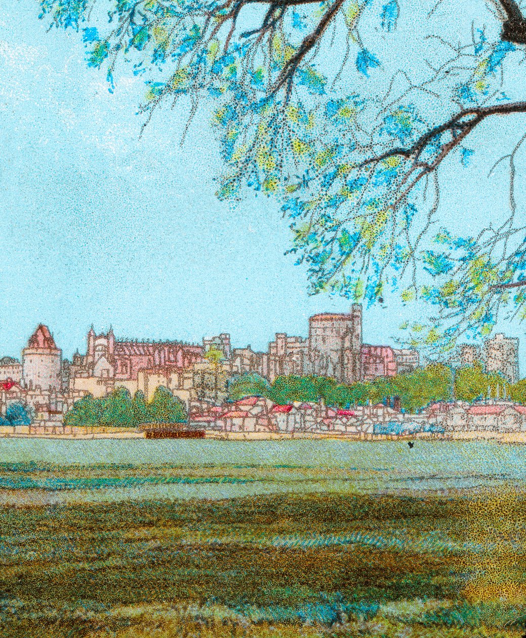 Castelo de Windsor do Tamisa, c1902 de Unbekannt