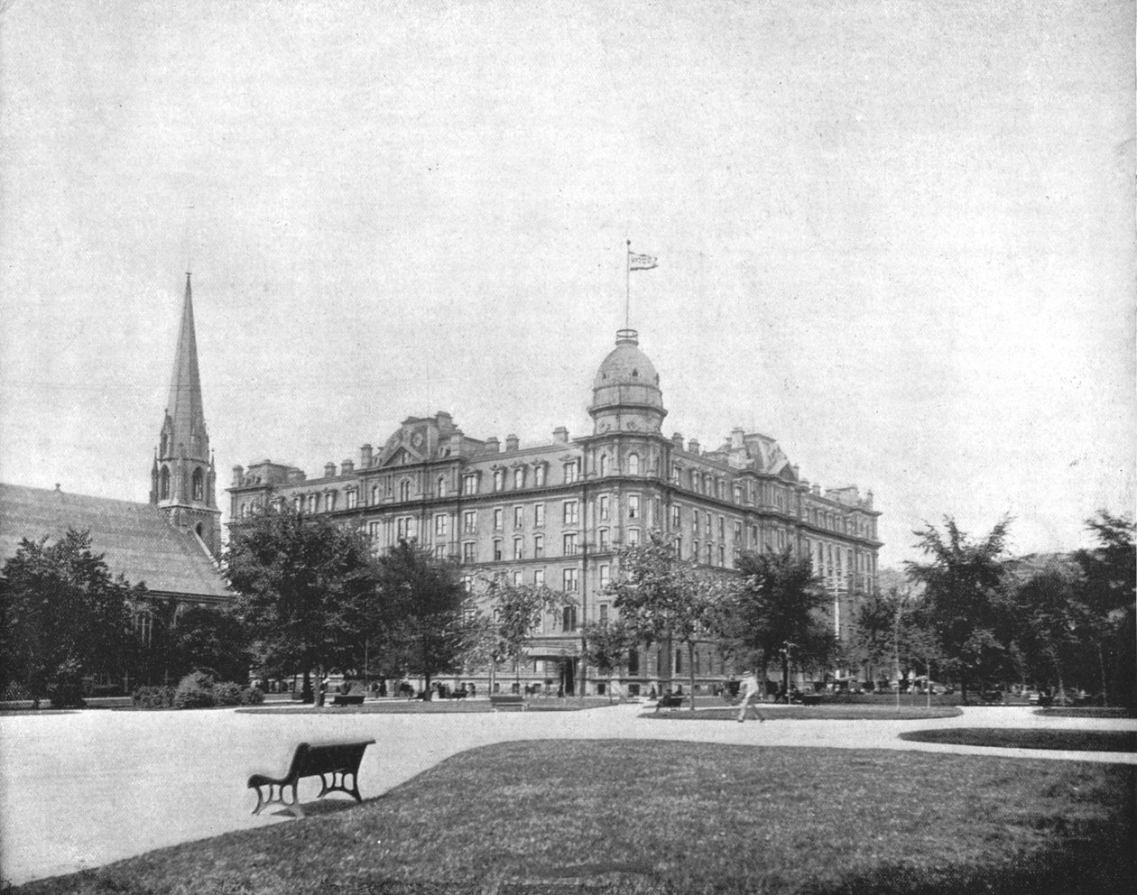 Windsor Hotel, Montreal, Canadá, c1900. de Unbekannt