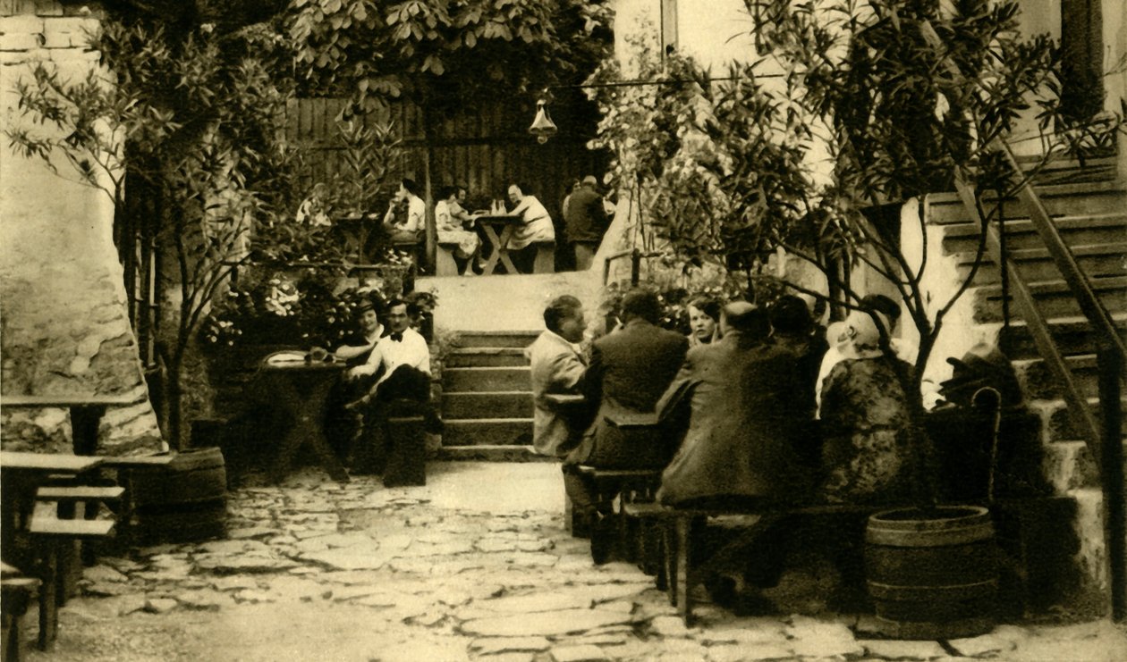 Vinícola em Grinzing, Viena, Áustria, c1935. de Unbekannt