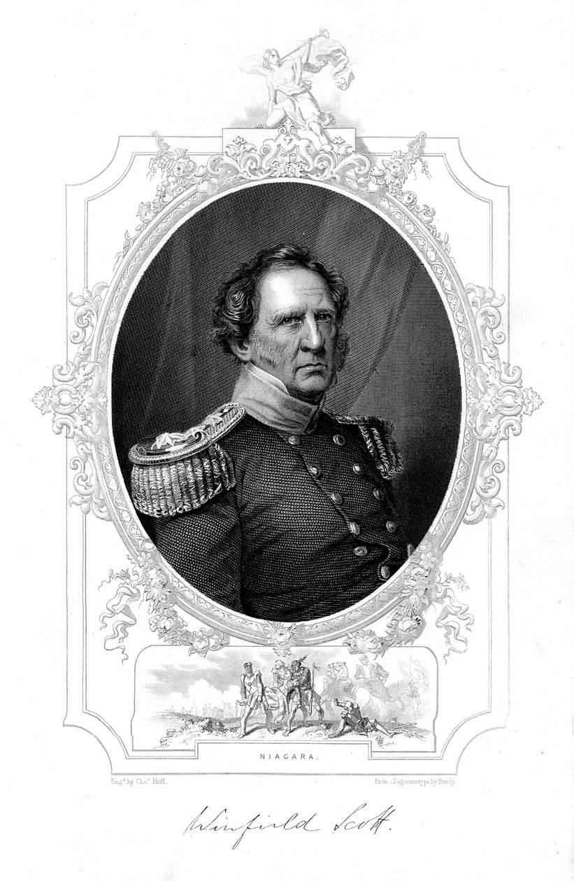 Winfield Scott, soldado americano do século XIX de Unbekannt