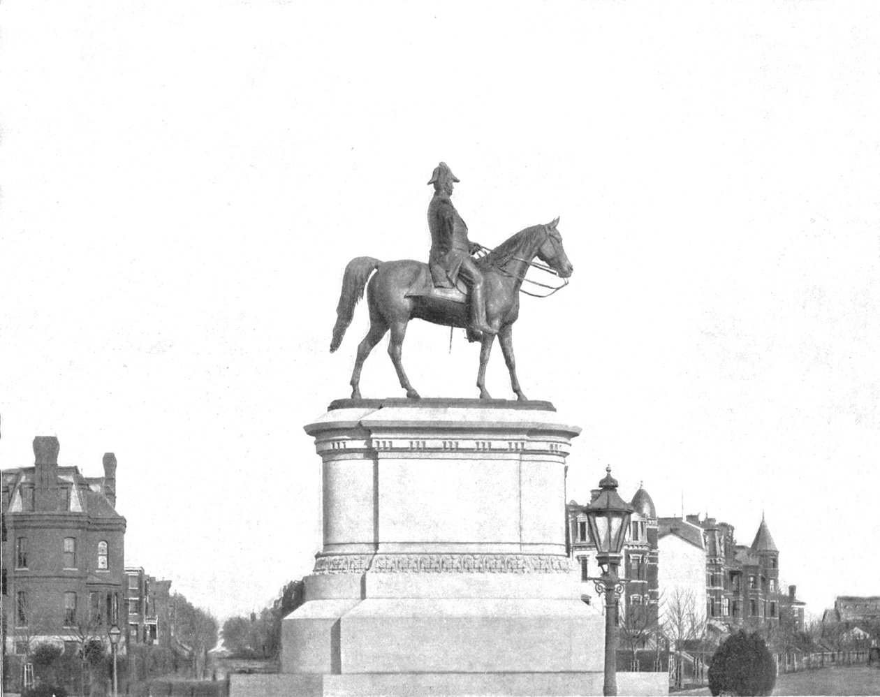 Estátua de Winfield Scott, Washington DC, EUA, c1900. de Unbekannt