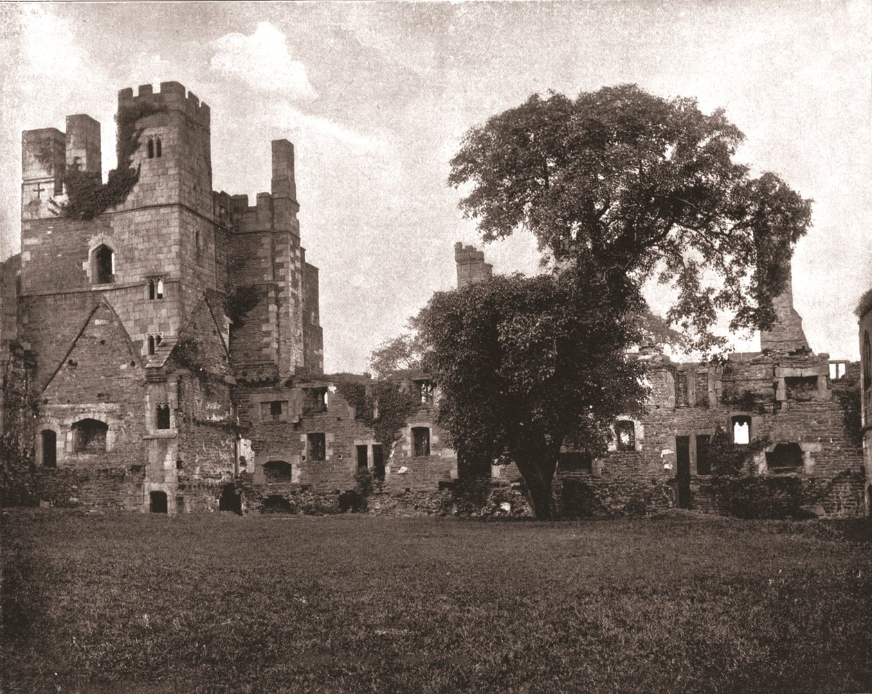 Wingfield Manor, perto de Alfreton, Derbyshire, 1894. de Unbekannt