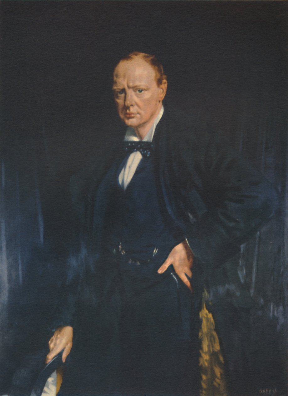 Winston Churchill, c1916, 1941 de Unbekannt