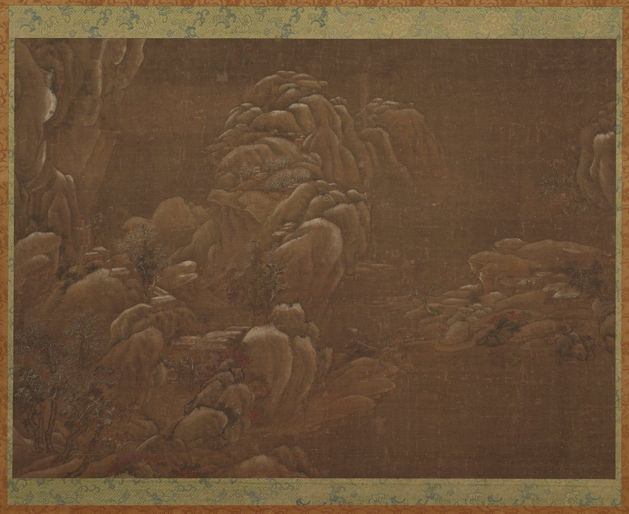 Paisagem de inverno, dinastia Ming ou Qing, séculos XV-XVIII. de Unbekannt