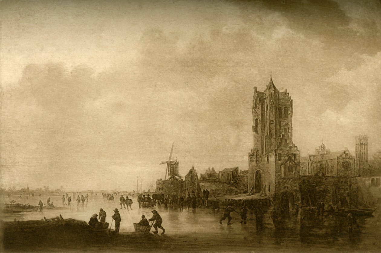Inverno no gelo, 1645, 1908. de Unbekannt