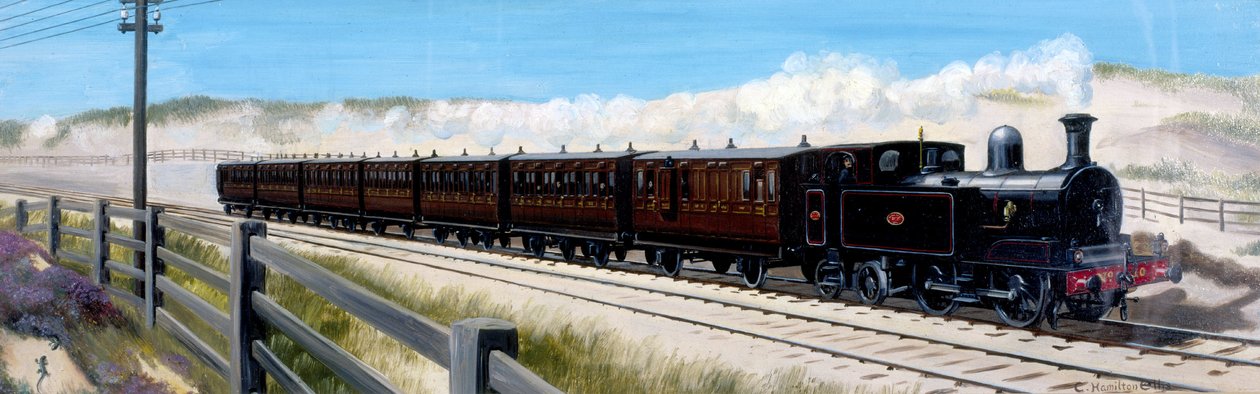 Comboio ferroviário de Wirral a caminho de Birkenhead de Unbekannt