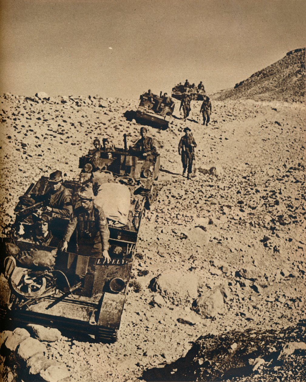 Com Andersons Men na Tunísia, 1943 de Unbekannt