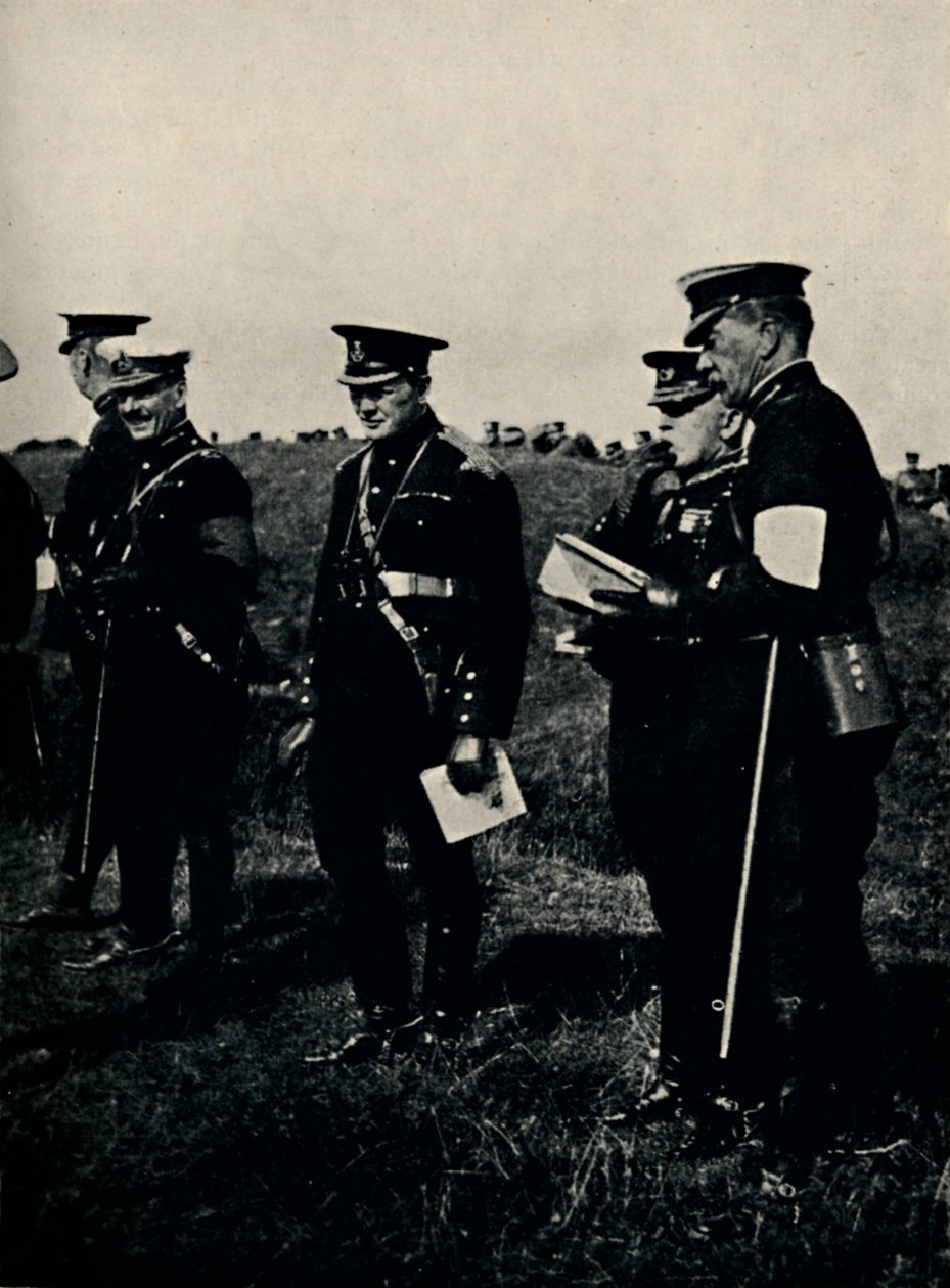 Com francês geral nas manobras do exército, 1912, 1945. de Unbekannt