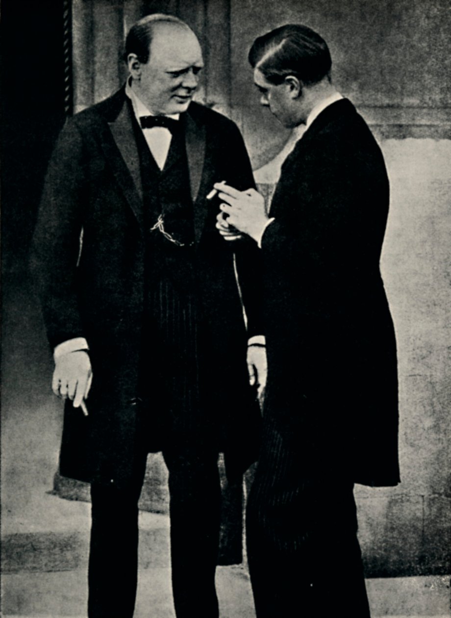 Com o rei Eduardo VIII, 1936, 1945. de Unbekannt