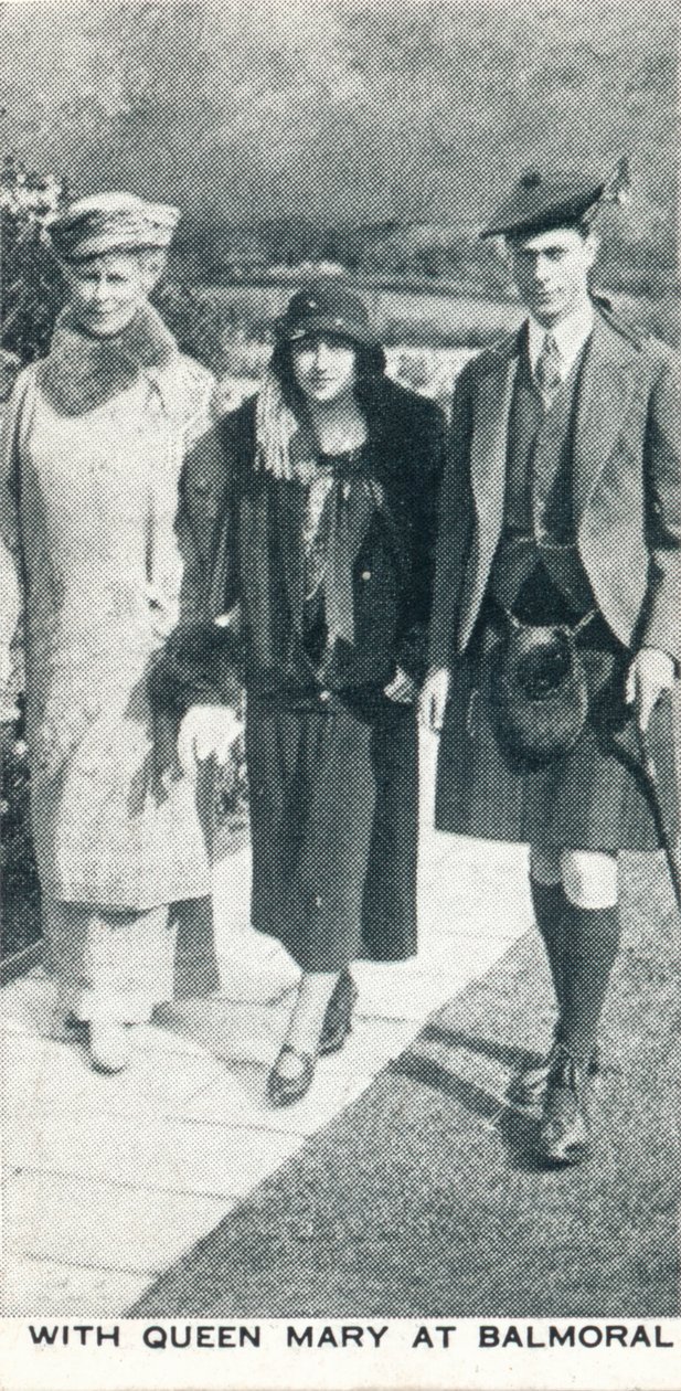 Com a rainha Mary em Balmoral, 1924 1937 de Unbekannt